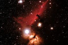 Flame and Horsehead Nebula