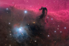 Horsehead Nebula (Barnard 33) and NGC2023.