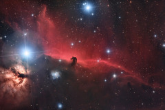 Horsehead and Flame Nebula