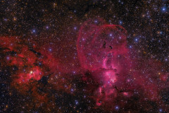NGC 3576/3603 - The Statue of Liberty Nebula.