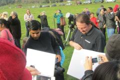 Transit of Venus. Projection.