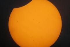Partial Solar Eclipse 14th Nov 1012 from Torbay, Auckland