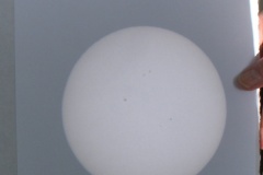 Transit of Venus 2012 via projection.