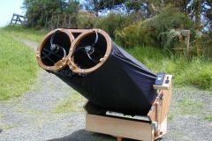 16” Reflector Binoscope built by Dave Moorhouse