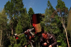 Self-portrait Celestron 8'' EdgeHD in use.