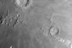 Crater Copernicus and Crater Eratosthenes
