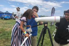 Rocketry Association's National Launch Day telescope viewing.