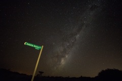 Sky above Satellite Station Road.